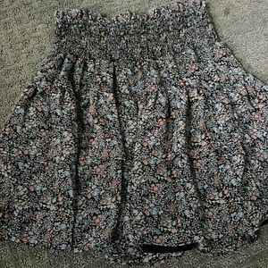 Floral mini skirt